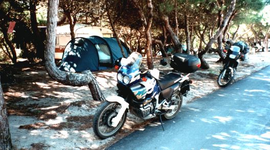 Der Campingplatz in Cascais