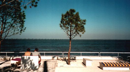 Ausblick auf die Bucht von Lissabon